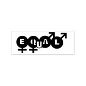 LGBTQのための平等な権利のシンボル ラバースタンプ (インプリント)