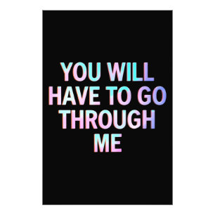 LGBTQのトランスジェンダーを通おもしろいり抜けろ フォトプリント           