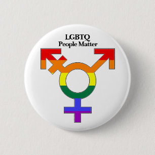 LGBTQの人々の問題 缶バッジ