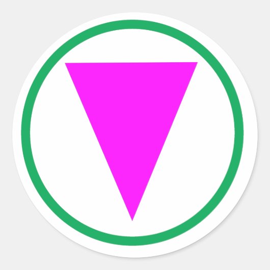 LGBTQの仲間。 ラウンドシール (正面)