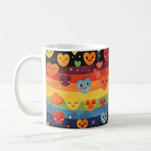 LGBTQの愛 コーヒーマグカップ (左)