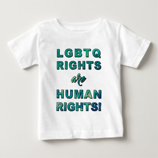 LGBTQの権利… ベビーTシャツ (正面)