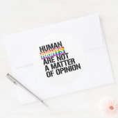 LGBTQの権利 ラウンドシール (封筒)