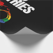 LGBTQの権利 – 68カ国で違法 – LGBT ラッピングペーパー (角)