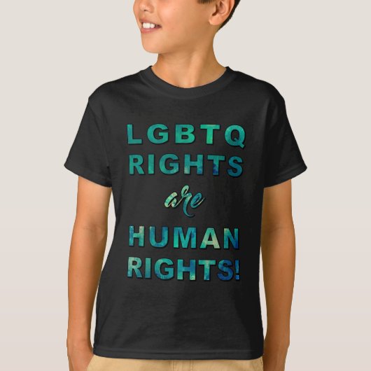 LGBTQの権利… Tシャツ (正面)
