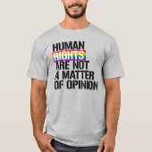 LGBTQの権利 Tシャツ (正面)