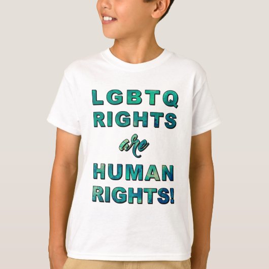 LGBTQの権利… Tシャツ (正面)