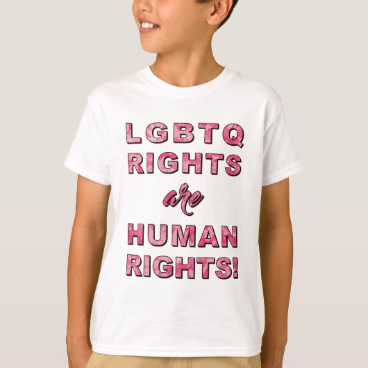 LGBTQの権利… Tシャツ (正面)