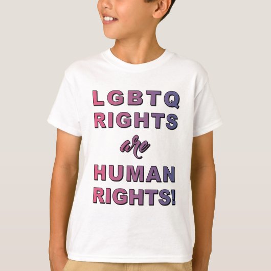 LGBTQの権利… Tシャツ (正面)