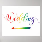 LGBTQの結婚アロー付きサ離れイン ポスター (正面)