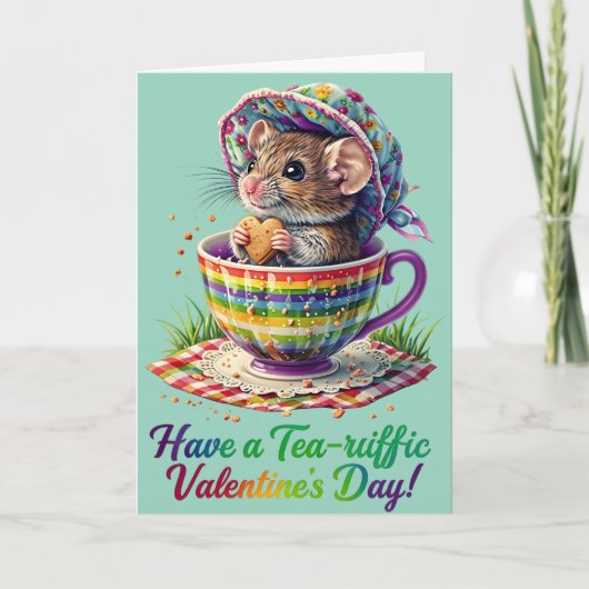 Lgbtqはテレビ好きのバレンタインデーを持っている カード (正面)