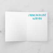 Lgbtqはテレビ好きのバレンタインデーを持っている カード (内部)