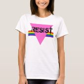 LGBTQは抵抗します Tシャツ (正面)