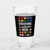 LGBTQは皆さん歓迎 タンブラーグラス (正面)