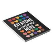 LGBTQは皆さん歓迎 ノートパッド (アングル)