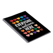 LGBTQは皆さん歓迎 ノートブック (右側)