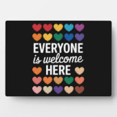 LGBTQは皆さん歓迎 フォトプラーク (正面)