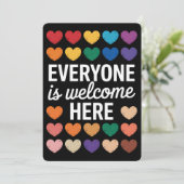 LGBTQは皆さん歓迎 招待状 (スタンド正面)