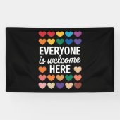 LGBTQは皆さん歓迎 横断幕 (横)
