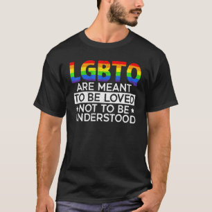 LgbtqはPが理解されないよう愛されるために意図されている Tシャツ