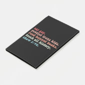 LGBTQを応援しよう トランスの子供を守れ 禁止された本を読め ポストイット (アングル)