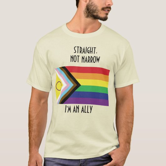 LGBTQを応援するTシャツ Tシャツ (正面)