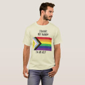 LGBTQを応援するTシャツ Tシャツ (正面フル)