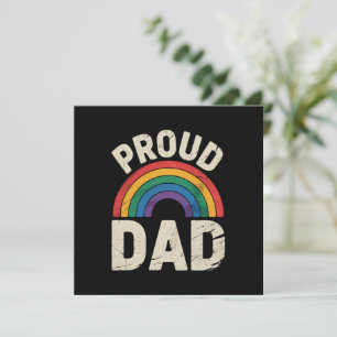 LGBTQを誇りに思う父 ゲイプライド LGBTQの味方 父の日 招待状
