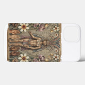 LGBTQアステカフローラプライドTシャツ | 同性愛者マヤンアート Case-Mate iPhoneケース (裏面 (横))