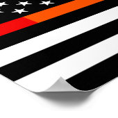 LGBTQアメリカ国旗 ポスター (角)