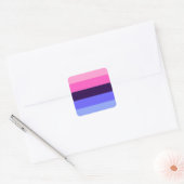 LGBTQオムニセクシャルプライド スクエアシール (封筒)
