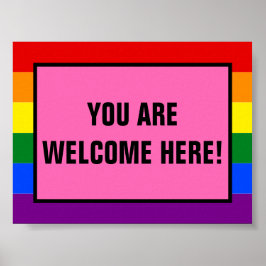 LGBTQカスタマーレインボープライド ポスター