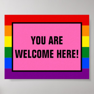 LGBTQカスタマーレインボープライド ポスター