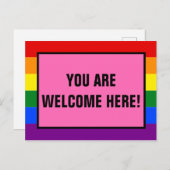 LGBTQカスタマーレインボープライド ポストカード (正面/裏面)