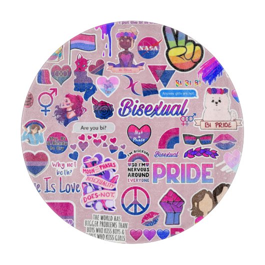 LGBTQカットボード カッティングボード (正面)