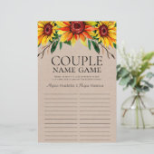 LGBTQカップル名ゲームひまわり素朴花 (スタンド正面)