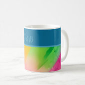 lgbtqカラフル虹 コーヒーマグカップ (正面右)