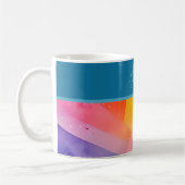 lgbtqカラフル虹 コーヒーマグカップ (左)