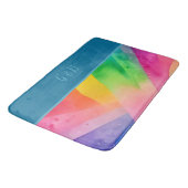 lgbtqカラフル虹 バスマット (アングル)