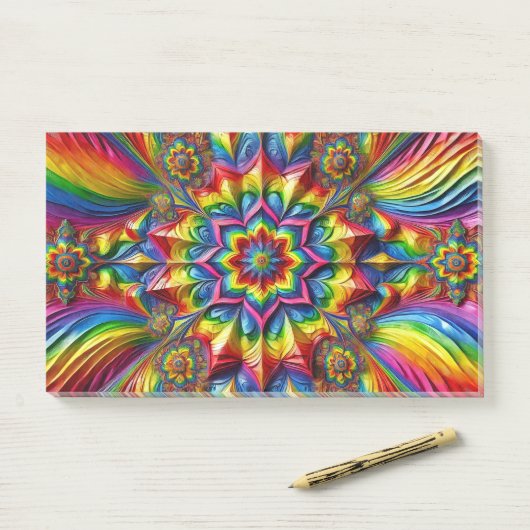 LGBTQカラーのノート ポストイット (デスク)