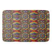 LGBTQカラーの大浴場 バスマット (正面)