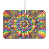 LGBTQカラー付きカーエアフレザーデザイン カーエアーフレッシュナー (裏面)