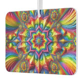 LGBTQカラー付きカーエアフレザーデザイン カーエアーフレッシュナー (左)