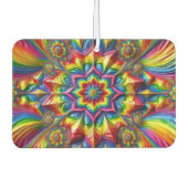 LGBTQカラー付きカーエアフレザーデザイン カーエアーフレッシュナー (正面)