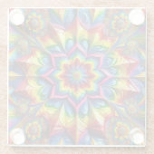 LGBTQカラー付きガラスコースター ガラスコースター (裏面)