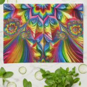 LGBTQカラー付きキッチンタオルデザイン キッチンタオル (折り畳み)