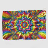 LGBTQカラー付きゴルフタオル ゴルフタオル (横)