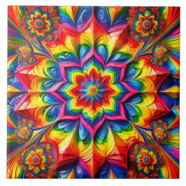 LGBTQカラー付きタイルモダンデザイン タイル