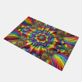 LGBTQカラー付きドアマットデザイン ドアマット (アングル)