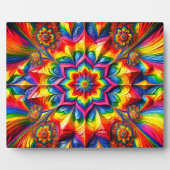 LGBTQカラー付きプラークモダンデザイン フォトプラーク (正面)